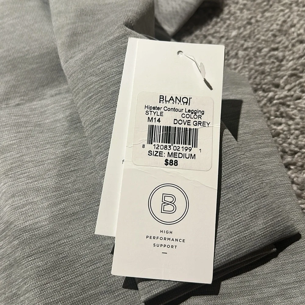Blanqi Dove Grey Hipster Contour Legging size M NWT Maternity‎ or post partum